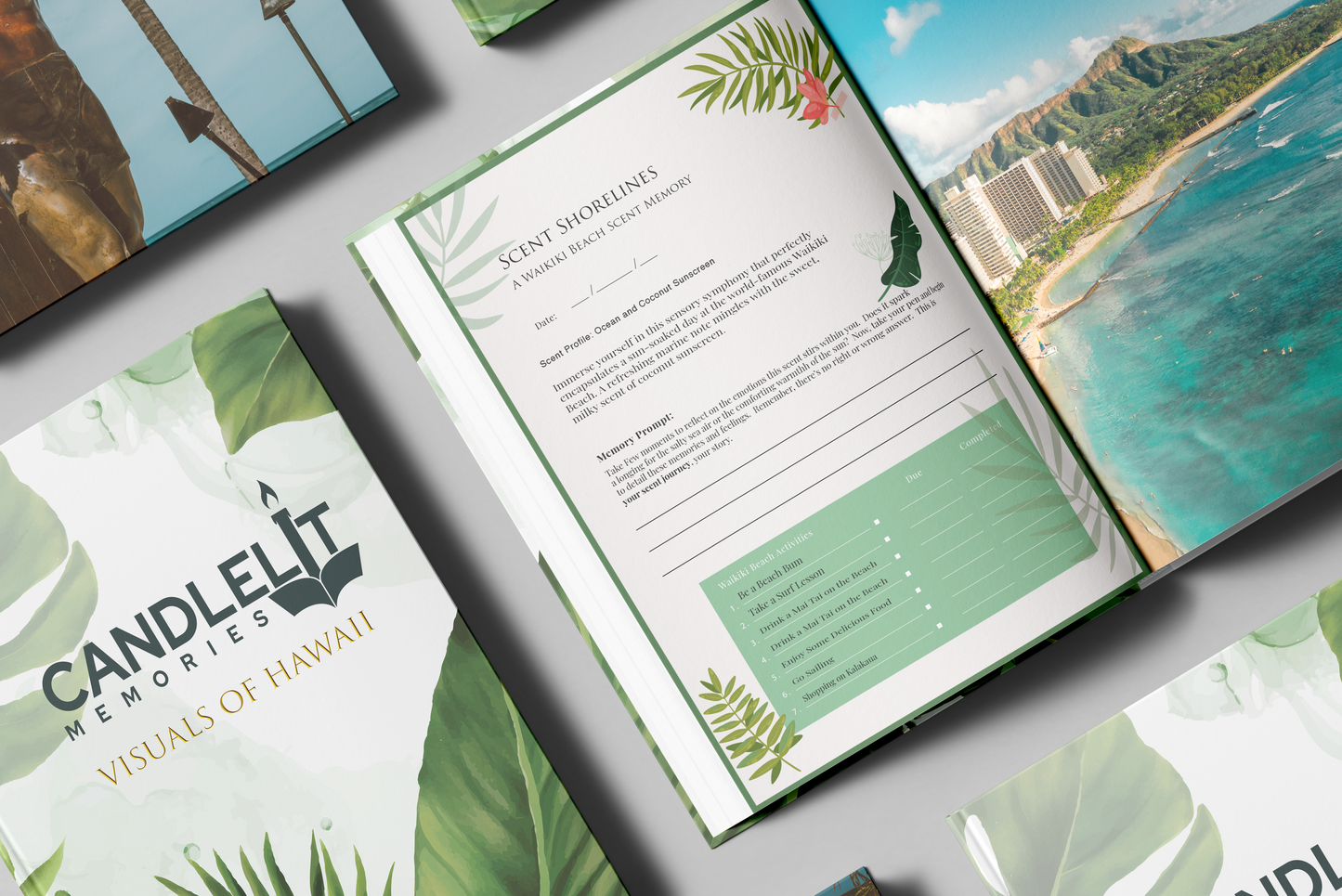 Hawaii Candle & Journal Set